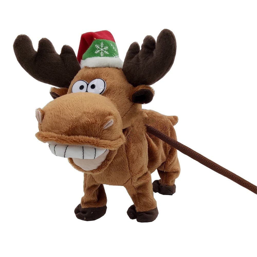 Christmas Shop Animated Musical Walking Reindeer