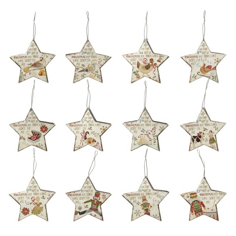 12 Days of Christmas Hanging Decoration