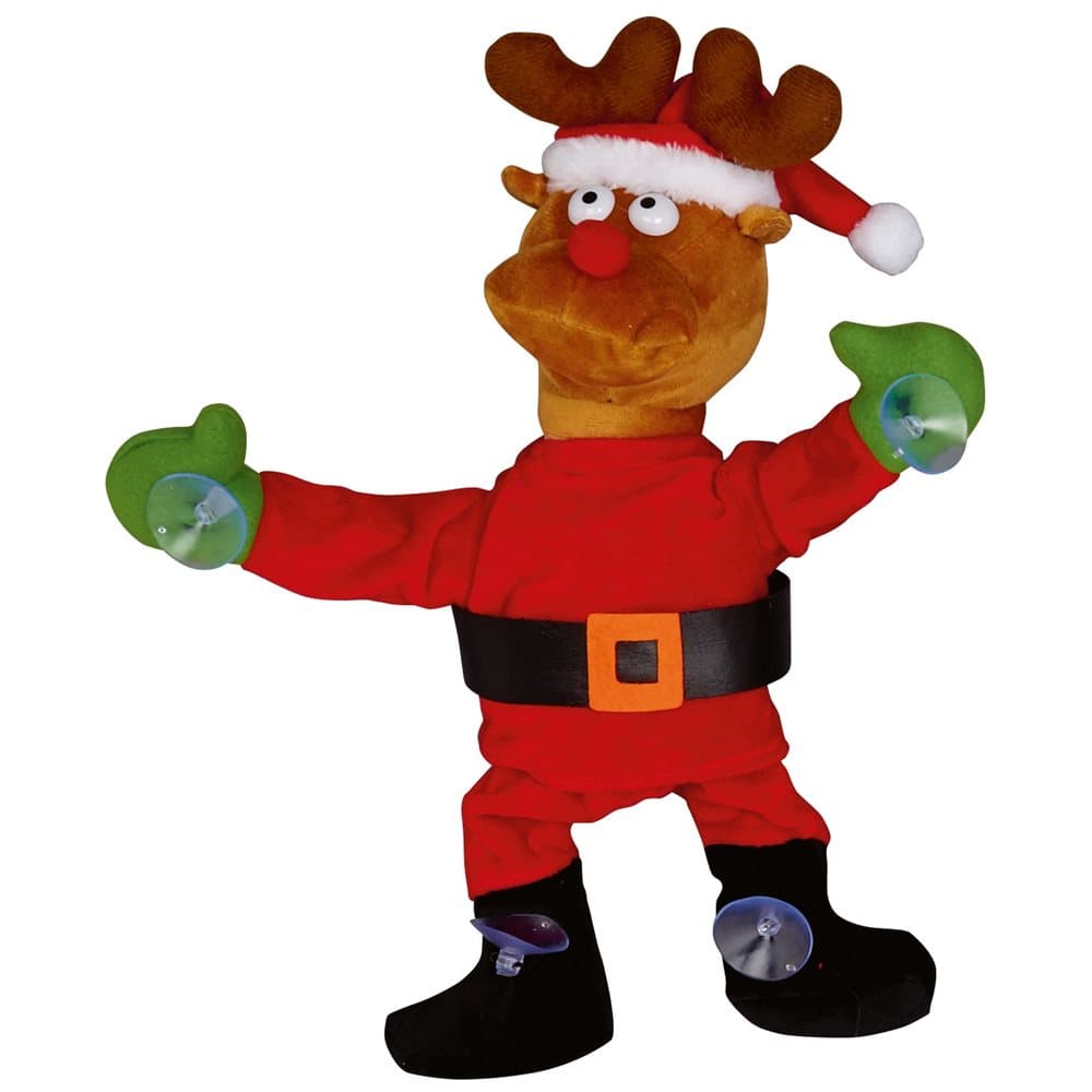 Christmas Shop Dancing Window Cling