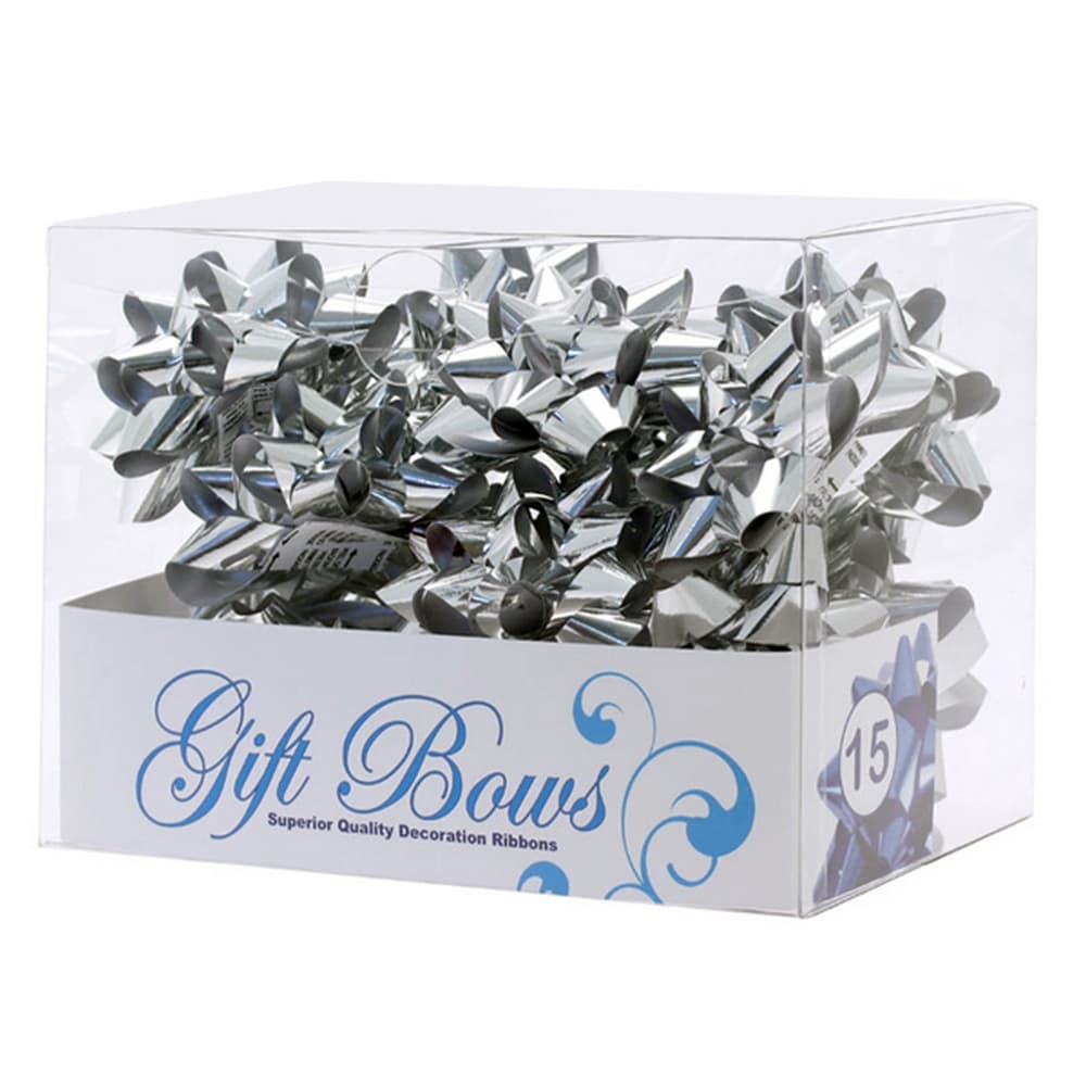Apac Metallic Galaxy Gift Bows - 15 Pack