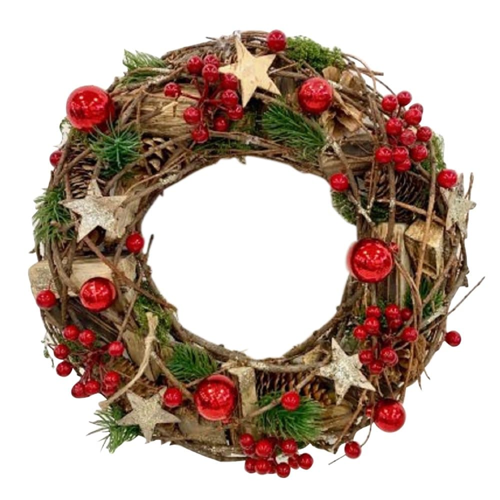 Woodland Foliage And Berry Wreath