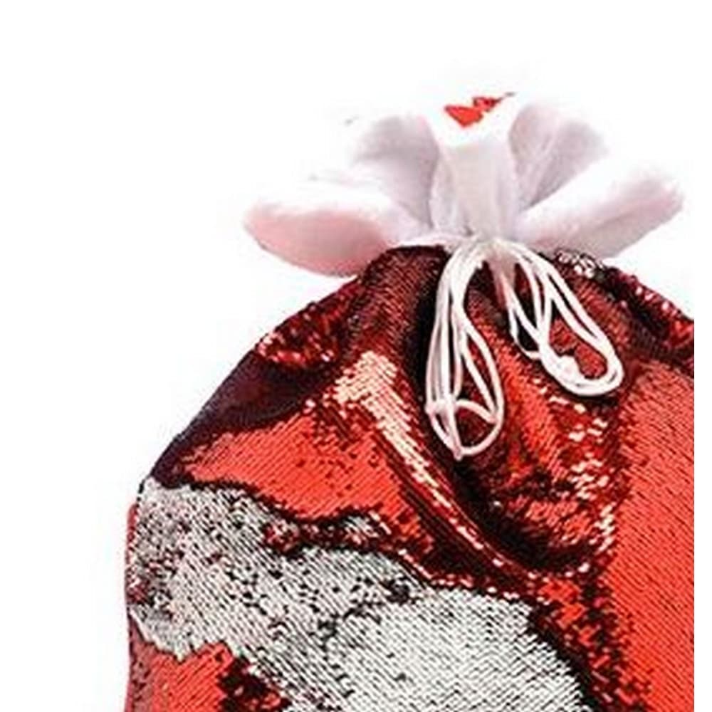 Christmas Shop 70cm Reversible Sequin Xmas Sack