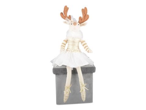 Dekorasjon, Ren Ballerina Sittende Stella, Liten