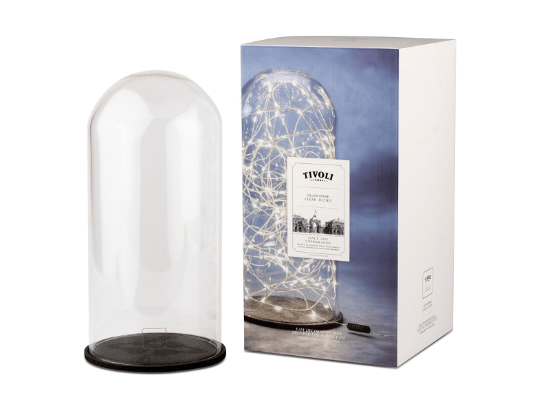 TIVOLI Glas Dome lille Ø12 H25 cm