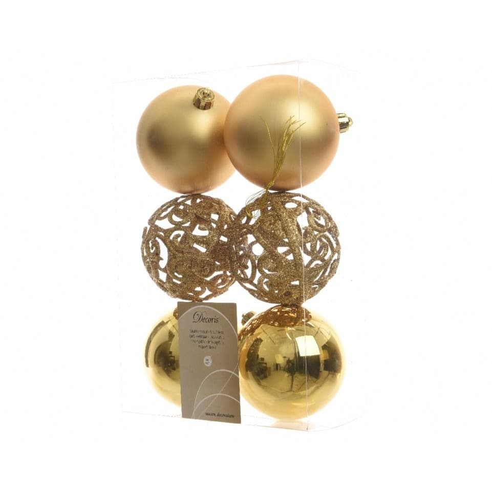 Kaemingk Shatterproof Baubles (Pack of 6)