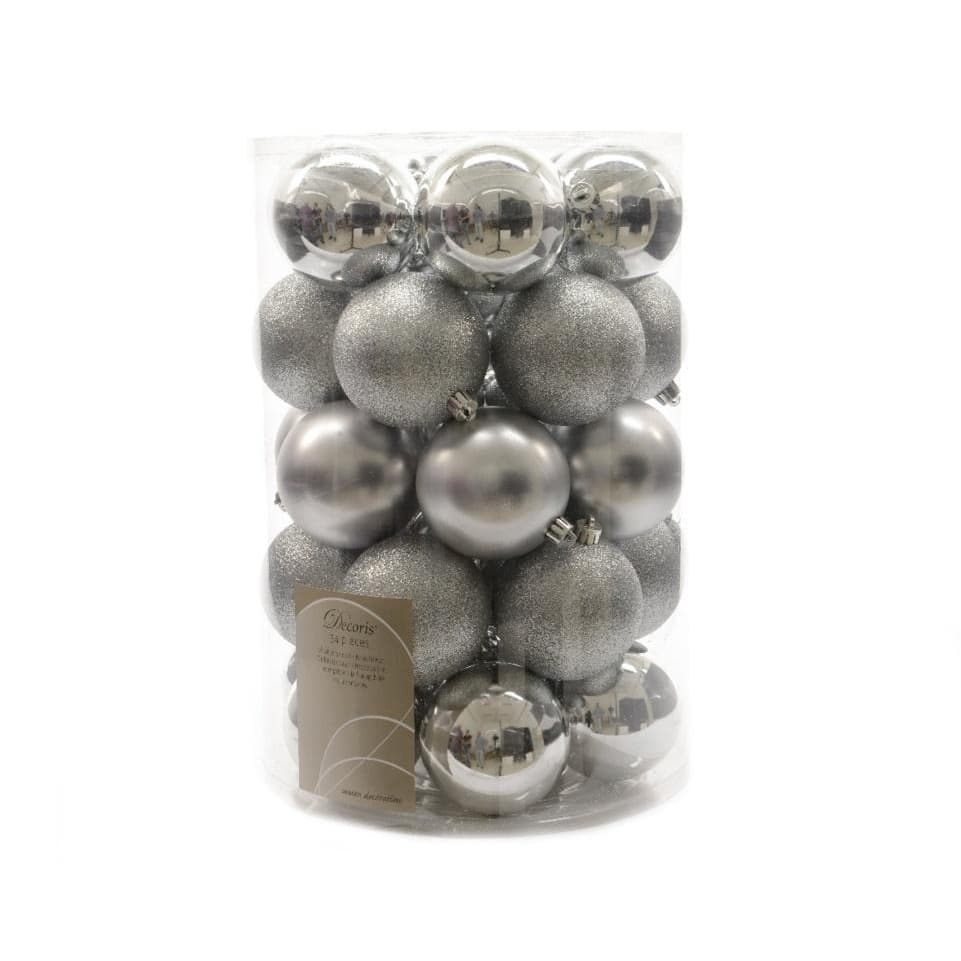 Kaemingk Shatterproof Baubles (Pack Of 34)