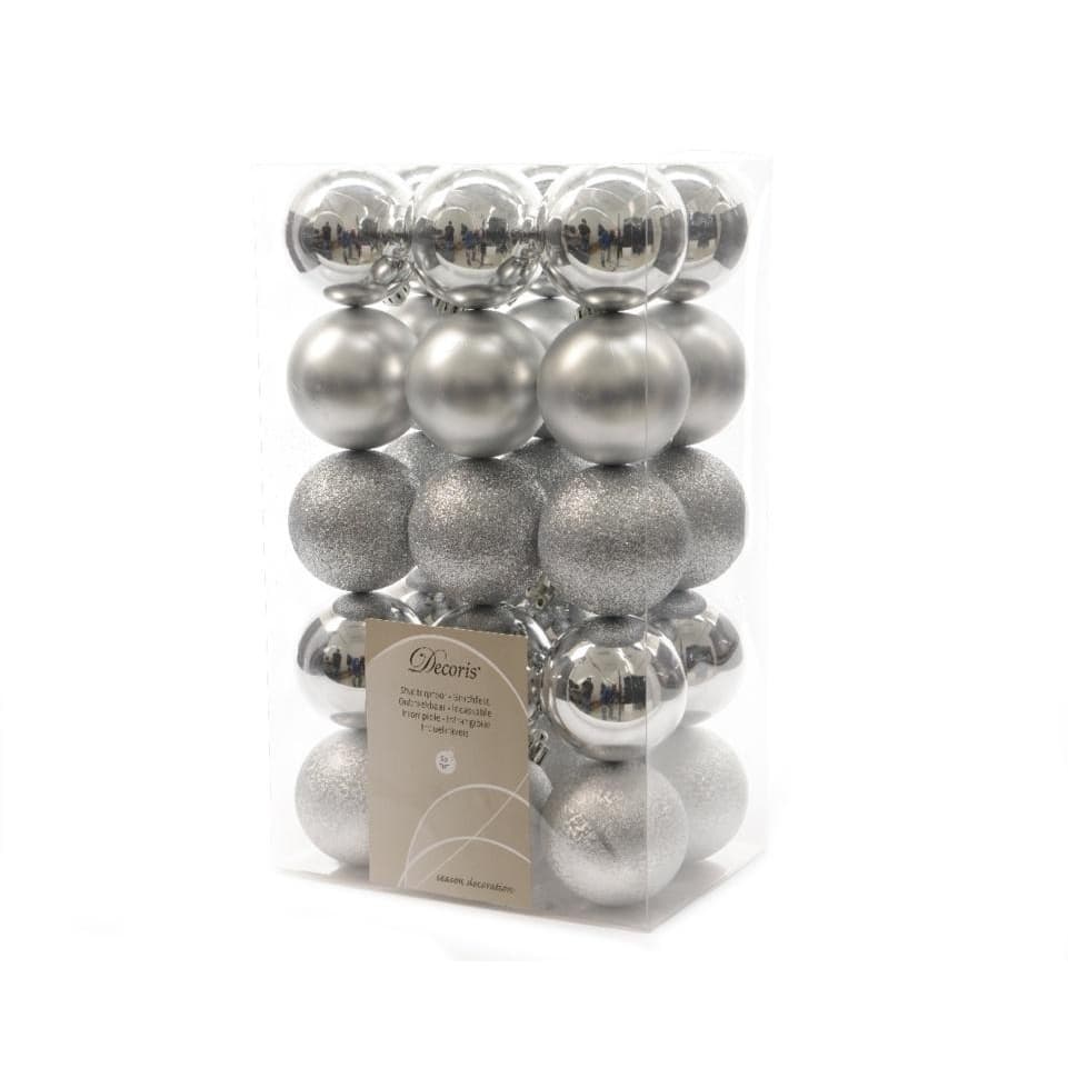 Kaemingk Shatterproof Glass Baubles (Pack Of 30)