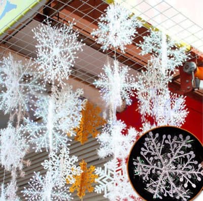 20-pack snöflingor dekoration | Jul