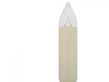 Hellum Schaftkerze 16V, Norsunluu, 2 lamppua, E14, 4 W