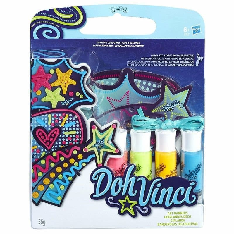 Play-Doh DohVinci Art Banner Refill Set - Symboler