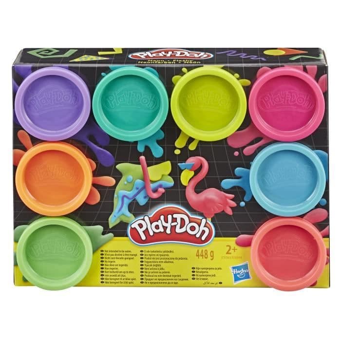 Play-Doh - 8 krukker Modeling Clay - Neonfarver - 56 g hver