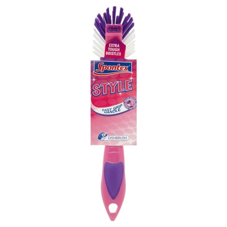 Spontex Style Easy Gri Handle Dish Brush