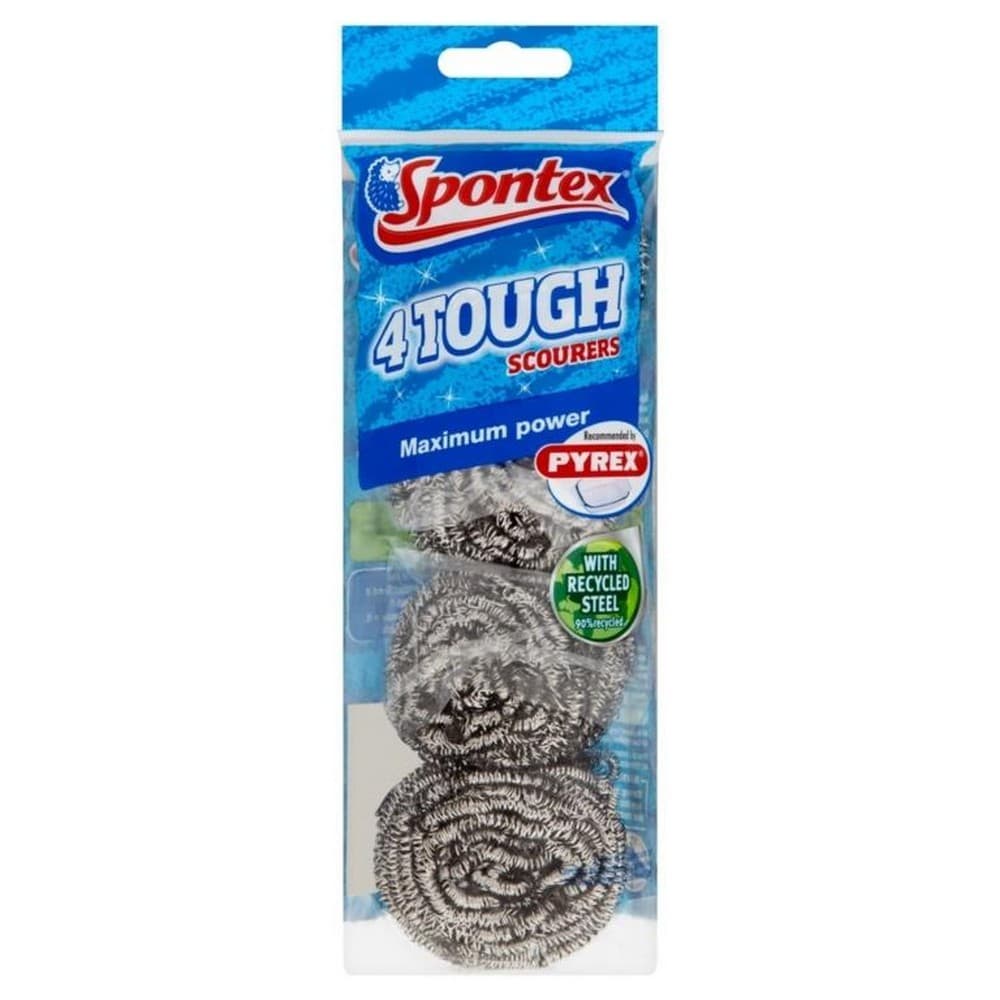 Spontex Tough Scourer (Pack of 4)