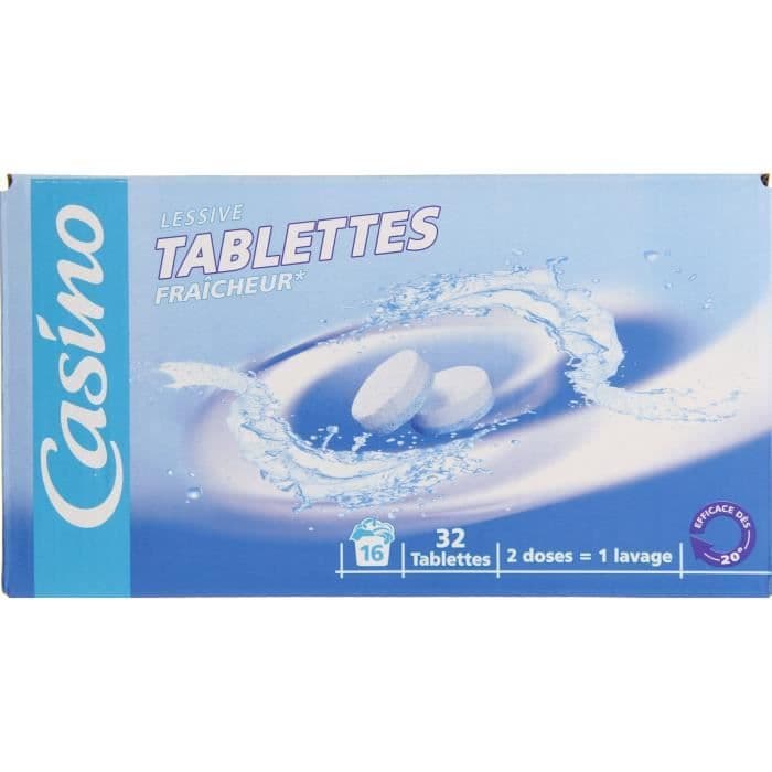Mycket 32 tvättmedelstabletter Frâicheur - 800 g