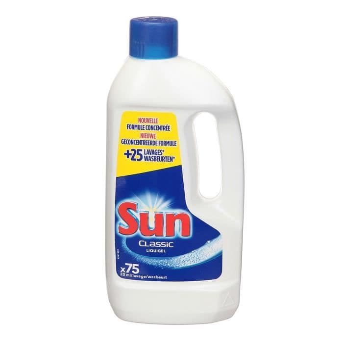 SUN Diskmaskin Klassisk tvättvätskestandard - 75 doser - 1,5 l