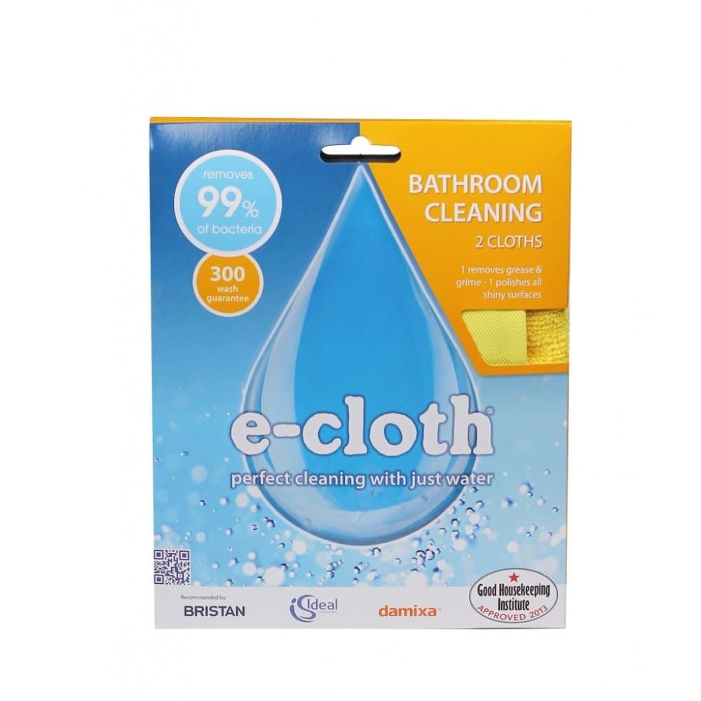 E-Cloth Bathroom Cleaning Cloths (Pack Of 2)