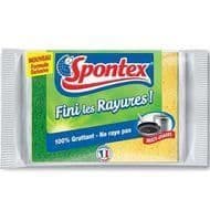 SPONTEX Stripe-finish svamp - x2