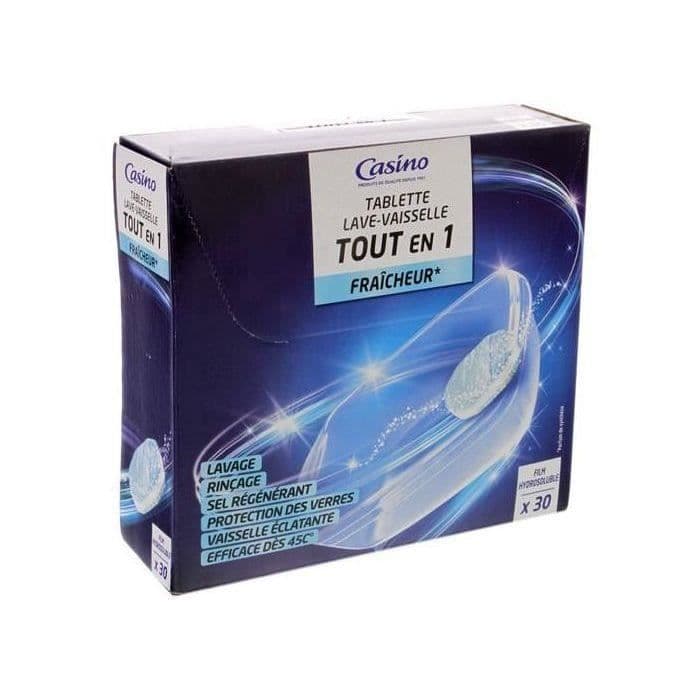 CASINO Freshness 4 i 1 Diskmaskin - 30 tabletter - 480 g