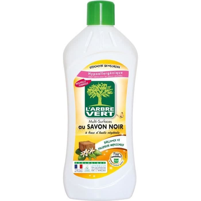 Green Tree Multi-Surface Cleaner sort sæbe 1 l