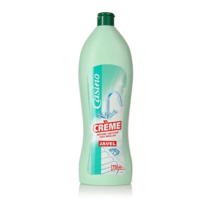 Skurecreme med javel - Friskhed citron - 750 ml