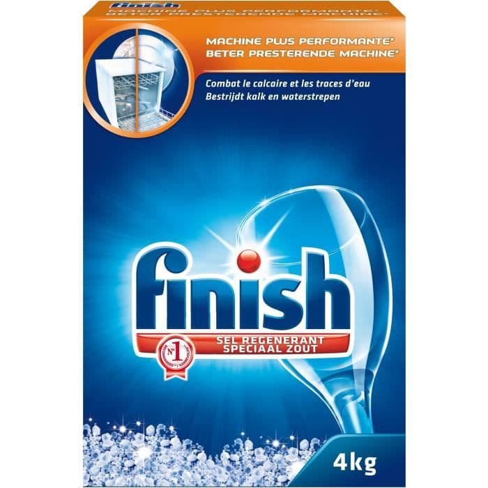 FINISH DN4 Låda med korrosionsregenererande salt för diskmaskiner - 4 kg