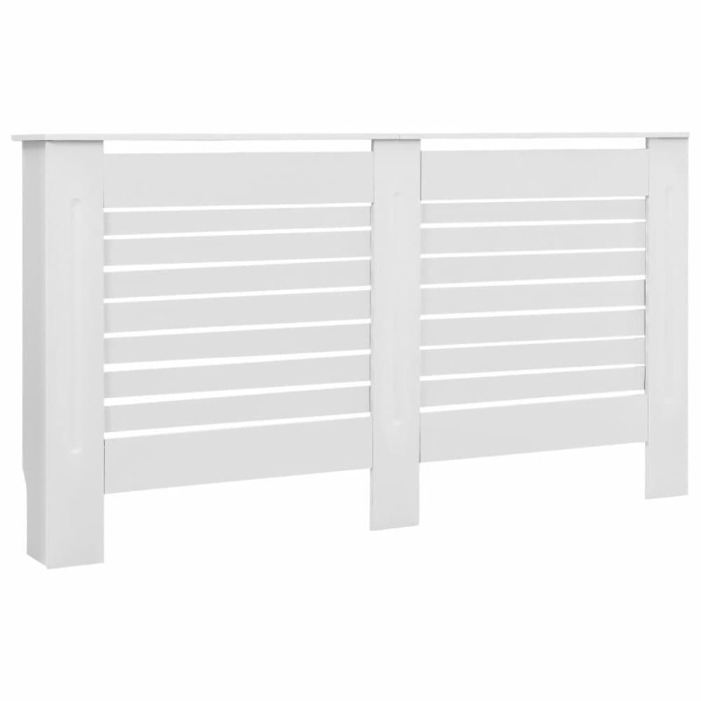 vidaXL radiatorskjuler MDF 152 x 19 x 81 5 cm hvid