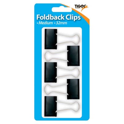 Tiger Foldback Clips (Pack of 5)