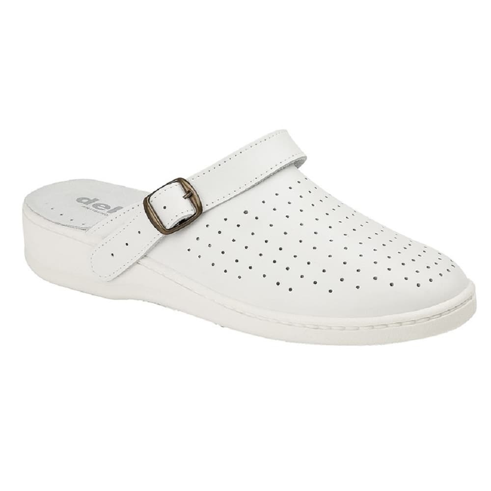 Dek Unisex Swivel Bar Coated Leather Träskor