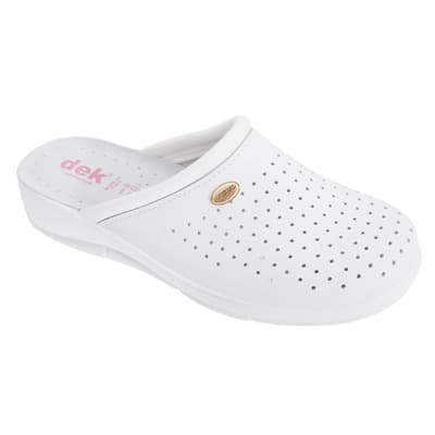 Dek Womens/Ladies Coated Leather Clogs