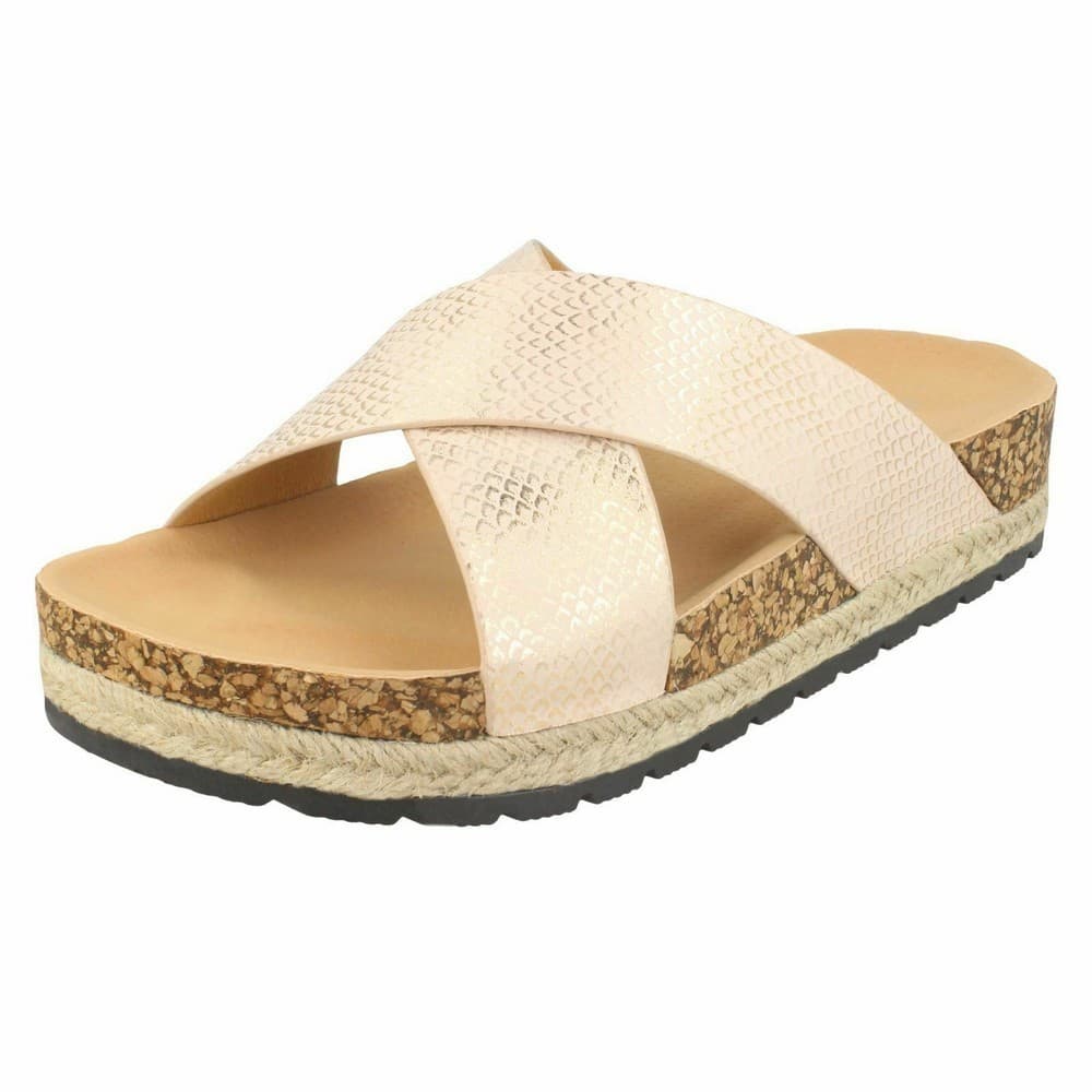 Savannah Womens/Ladies Savannah Rope Edge Mules