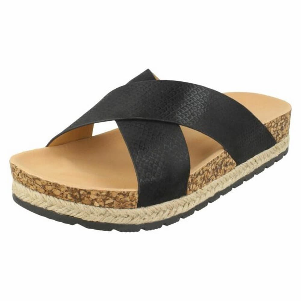 Savannah Womens/Ladies Savannah Rope Edge Mules
