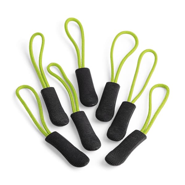 Quadra SLX Zip Puller Pack (Pack Of 10) Lime Green One Size