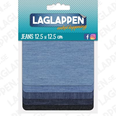 Laglappen Jeans 5-pack Large (Lagningslappar)