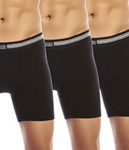 Jockey 3-pack Cotton Stretch Boxer Black