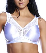 Swegmark Cotton Stars Soft Bra White
