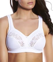 Swegmark Meadow Soft Bra White