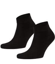 Frank Dandy Women's Bamboo Low Sock Solid Black
