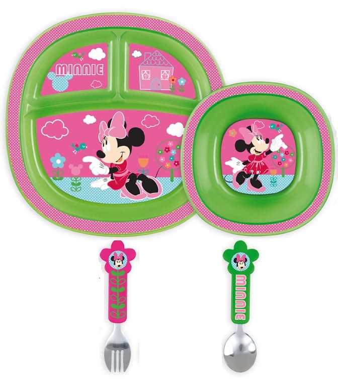 Disney - Mimmi Pigg 4 Delar Servis set för småbarn - BPA FRI