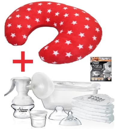 TOMMEE TIPPEE - Bröstpump och CUDDLES - Amningskudde