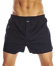 Jockey Woven Plain Boxer Navy