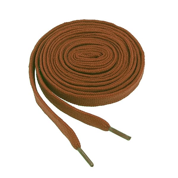 Ett par Skosnören - Längd: 120cm , Bredd: 10mm