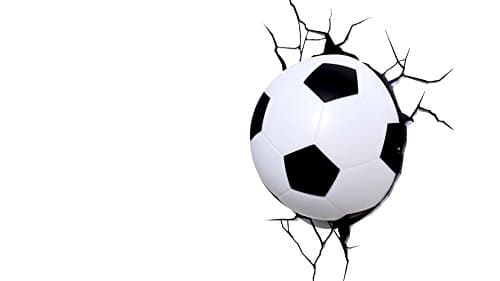 3D Fotboll vägglampa Nattlampa - Batteridriven
