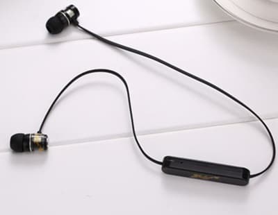 Hörlurar Bluetooth - in ear Svart | Microphone