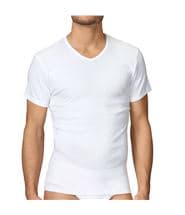 Calida Cotton 1 Herr T-Shirt V 14315 White