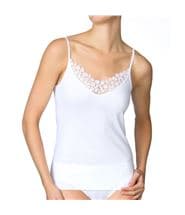Calida Feminin Sense Spaghetti-Top White