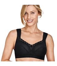 Miss Mary of Sweden Miss Mary Diamond Soft Bra Black