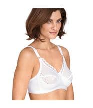 Miss Mary of Sweden Miss Mary Cotton Dots Soft Bra White