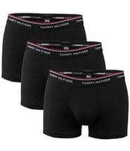 Tommy Hilfiger 3-pack Stretch Trunk Premium Essentials Black