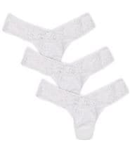 Hanky Panky 3-pack Low Rise Thong White