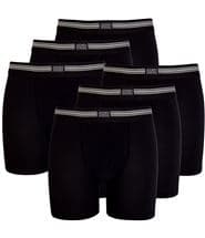 Jockey 6-pack Cotton Stretch Boxer Trunk Black